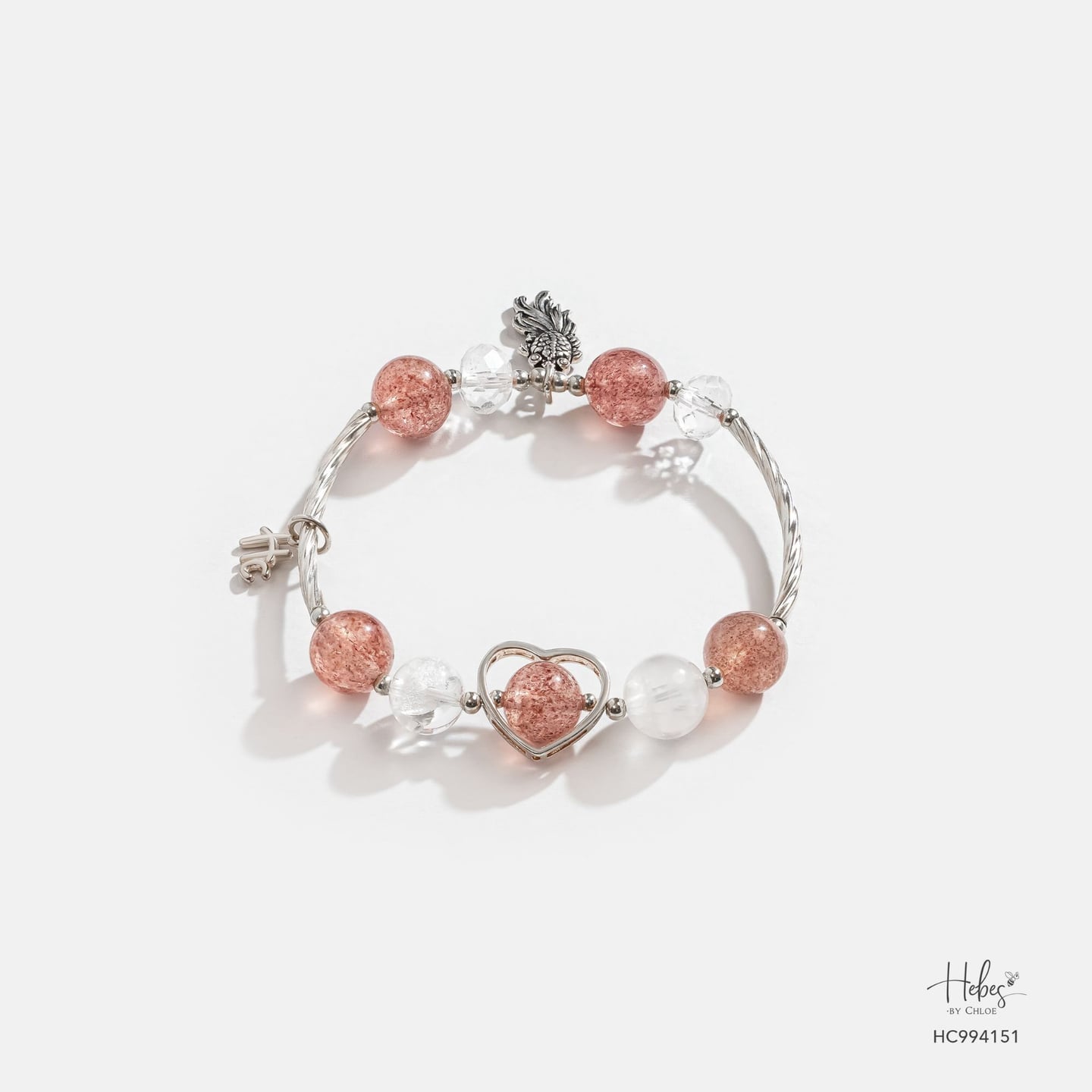 Rising Star Red Strawberry Quartz Bracelet 994151