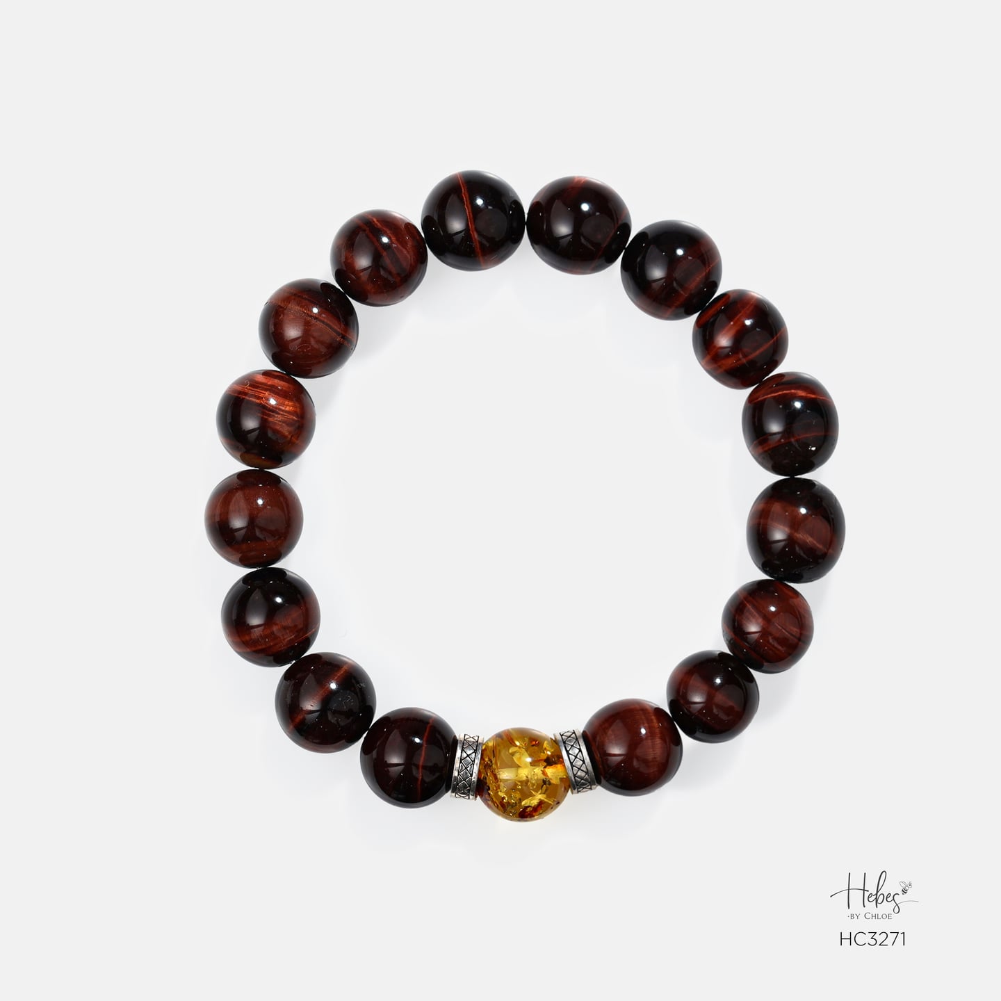 Hebes Red Tiger Eye Bracelet HC3271