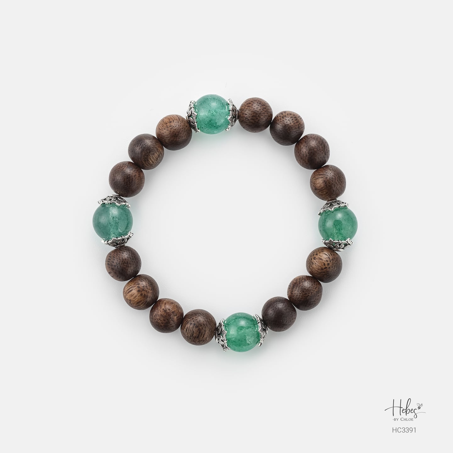 Vietnamese Agarwood Jade Bracelet HC3391