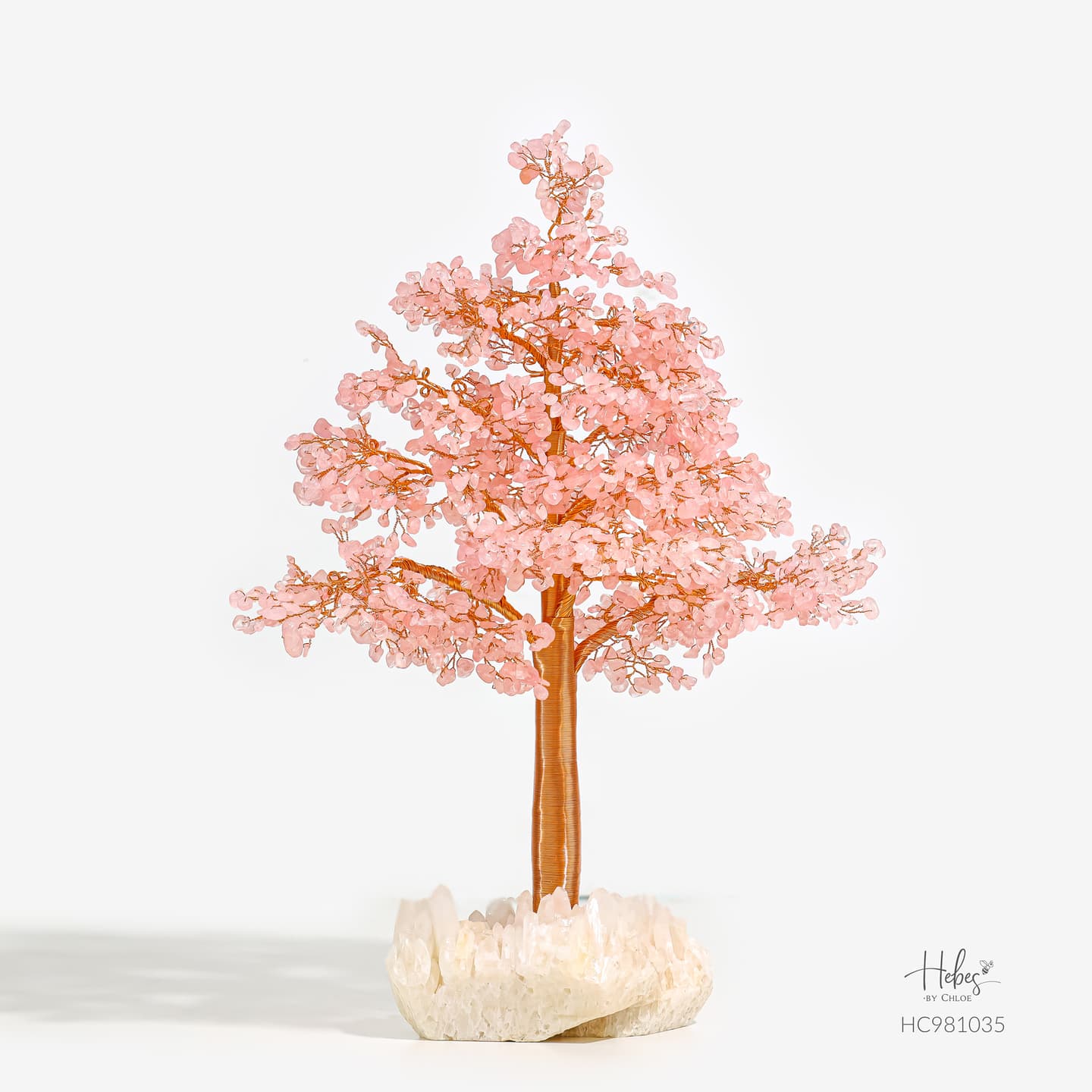 Hebes Feng Shui Tree Rose Quartz Large HC981035